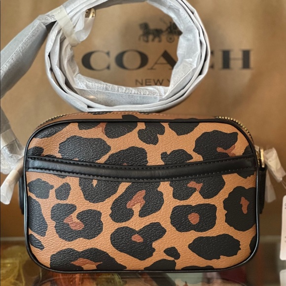 🔥LASToNE🔥Coach Jes 20 Crossbody Leopard Print - Picture 6 of 11